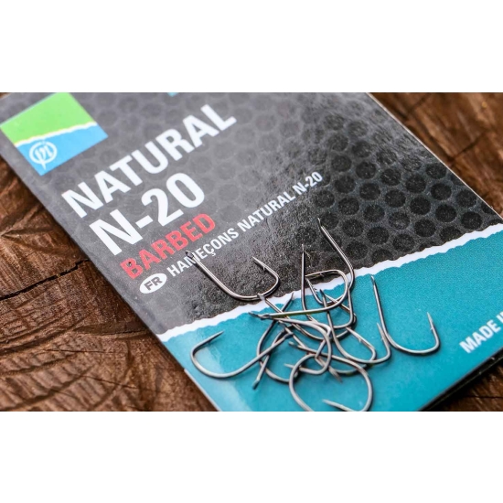 PRESTON haczyki Natural N-20 Hooks - roz.10